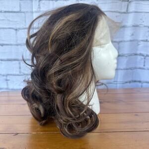 New 13x6 Lace Front Wig 12 Inch Highlight Brown PrePlucked Glueless 180% Density